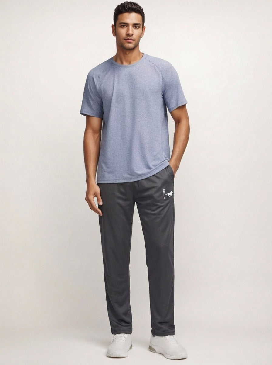 Mesh "Work-Out" Pants Branding the White Stallion