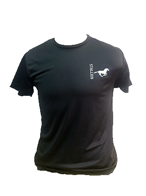 Mesh Tee Shirt Branding the White Stallion