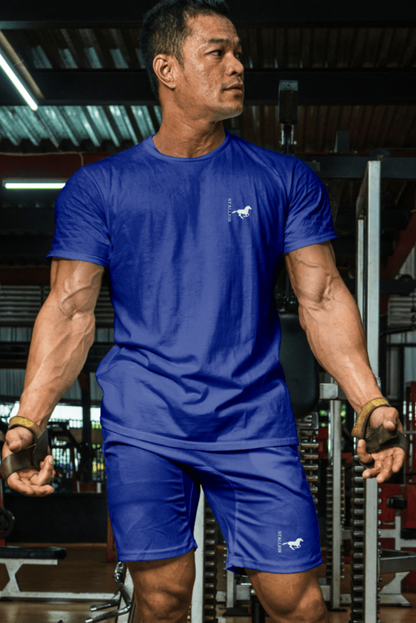 Mesh Tee Shirt Branding the White Stallion